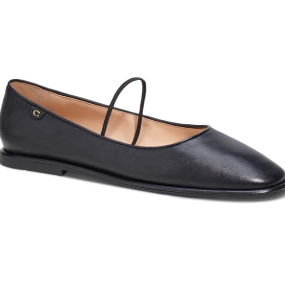 COACH Women's Emilia Mary Jane Ballet Flats - Picture 1 of 11